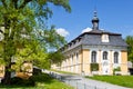 Hunting castle in the Classical style Kozel built in the 18th century, Pilsen region, West Bohemia, Czech republic.