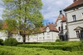 Hunting castle of Count Schonborn in Carpaty Royalty Free Stock Photo
