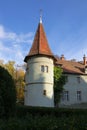 Hunting castle of Count Shenborn in Carpaty Village. Zakarpattja Region, Ukraine Royalty Free Stock Photo