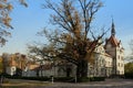 Hunting castle of Count Shenborn in Carpaty Village. Zakarpattja Region, Ukraine Royalty Free Stock Photo