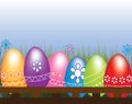 Hunting Easter eggs Royalty Free Stock Photo