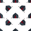 Hunting flat icon pattern Royalty Free Stock Photo