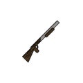 Hunting icon. Rifle Royalty Free Stock Photo