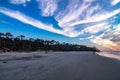 Hunting island beach and state park in south carolina Royalty Free Stock Photo