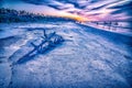 Hunting island south carolina beach scenes Royalty Free Stock Photo