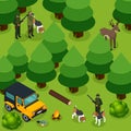 Hunting Isometric Composition