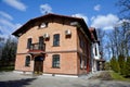 The hunting lodge of Prince Paskevich in the village of Korenevka. Gomel region. Belarus Royalty Free Stock Photo