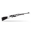 Hunting rifle, vector illustration in flat style Royalty Free Stock Photo
