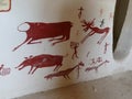 Hunting scenes from neolithic paintings of Catalhoyuk