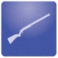 Hunting shot gun icon