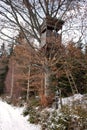 Hunting tree stand Royalty Free Stock Photo