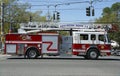 Huntington Manor Fire Department ladder fire truck Royalty Free Stock Photo