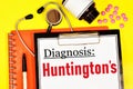 Huntington`s. Hereditary disease of the nervous system.