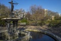 The Huntress Fountain in Hyde Park Royalty Free Stock Photo