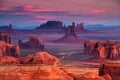 Hunts Mesa navajo tribal majesty place near Monument Valley, Arizona, USA Royalty Free Stock Photo