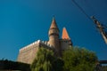 The Hunyad Castle. Medieval Gothic-Renaissance castle in Hunedoara,Transylvania. Castelul Huniazilor or Castelul Corvinestilor, Royalty Free Stock Photo
