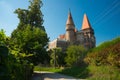 The Hunyad Castle. Medieval Gothic-Renaissance castle in Hunedoara,Transylvania. Castelul Huniazilor or Castelul Corvinestilor, Royalty Free Stock Photo