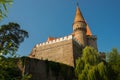 The Hunyad Castle. Medieval Gothic-Renaissance castle in Hunedoara,Transylvania. Castelul Huniazilor or Castelul Corvinestilor, Royalty Free Stock Photo