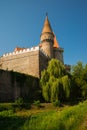 The Hunyad Castle. Medieval Gothic-Renaissance castle in Hunedoara,Transylvania. Castelul Huniazilor or Castelul Corvinestilor, Royalty Free Stock Photo