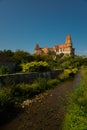 The Hunyad Castle. Medieval Gothic-Renaissance castle in Hunedoara,Transylvania. Castelul Huniazilor or Castelul Corvinestilor, Royalty Free Stock Photo