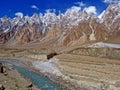 Hunza river and Passu Cones, Northern Pakistan