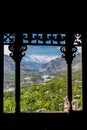 Hunza valley in early October, view from Baltit fort.