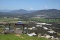 Huon hill lookout Parklands spectacular views of Lake Hume, the Kiewa Valley, the Alpine Region,
