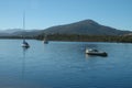 Huon River boats Royalty Free Stock Photo