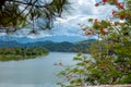 Huong River and the mountains , Hue Vietnam