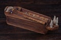 The Hurdy-gurdy, stringed musical instrument