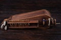 The Hurdy-gurdy, stringed musical instrument