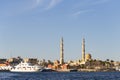 Hurghada, Egypt, a city at sunset. Royalty Free Stock Photo