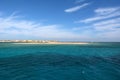 Hurghada, Egypt, January: Beautiful lagoon of the Red Sea