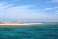 Hurghada, Egypt, January: Beautiful lagoon of the Red Sea