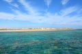 Hurghada, Egypt, January: Beautiful lagoon of the Red Sea