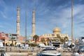 Al Mina mosque, Hurghada, view from Marina Royalty Free Stock Photo