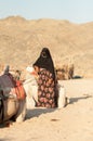 HURGHADA, EGYPT - September 27: Unidentified bedouin child in th