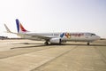 Hurghada, Hurghada International Airport, Egypt - April 17, 2018: Boeing 737 SU-TMJ FlyEgypt