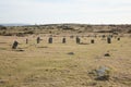 The Hurler\'s Stones on Bodmin Moor, Cornwall in the UK