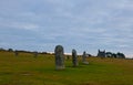 Hurlers standing stones Royalty Free Stock Photo