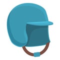 Hurling helmet icon, cartoon style