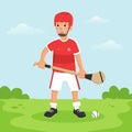 Hurling Player Royalty Free Stock Photo