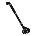 Hurling stick ball icon, simple style Royalty Free Stock Photo