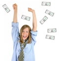 Hurray! First Million! Success! Royalty Free Stock Photo