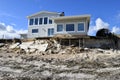 Hurrican Mathew damage, Vilano Beach, Florida Royalty Free Stock Photo