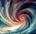 Hurricane abstract forces Royalty Free Stock Photo