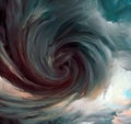 Hurricane abstract forces Royalty Free Stock Photo