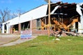 Hurricane Damaged Commercial Building