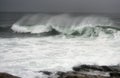 Hurricane Earl Waves Royalty Free Stock Photo