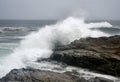 Hurricane Earl Waves Royalty Free Stock Photo